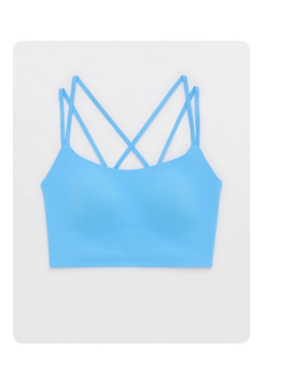 OFFLINE BY AERIE REAL ME hold up strappy sports bra